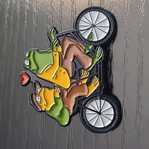 Frog and Toad Enamel Pin